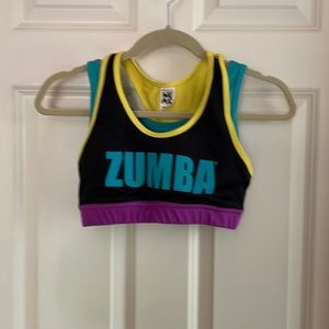 Colorful Zumba Bra Top - Active Wear